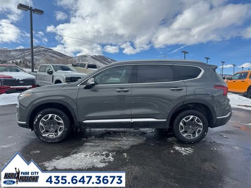 Used 2023 Hyundai Santa Fe Blue w/ Cargo Package image 6