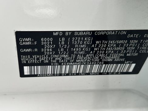 Used 2019 Subaru Ascent Limited w/ Popular Package #2A image 24