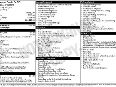 Used 2023 Hyundai Santa Fe SEL w/ Cargo Package AWD/4WD image 47
