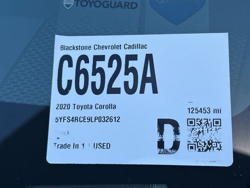 Used 2020 Toyota Corolla SE FWD image 3