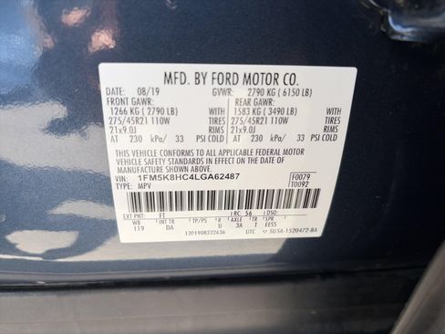 Used 2020 Ford Explorer Platinum w/ Premium Technology Package AWD/4WD image 68