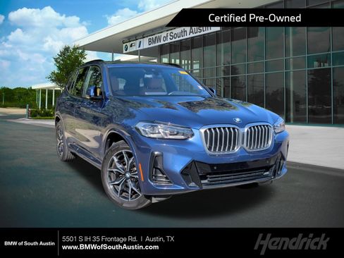 Certified 2022 BMW X3 xDrive30i w/ M Sport Package 2 AWD/4WD image 1