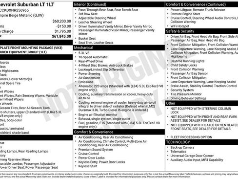 Used 2022 Chevrolet Suburban LT image 33