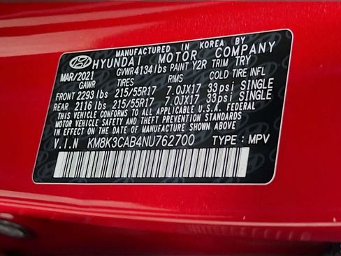Certified 2022 Hyundai Kona SEL w/ Convenience Package AWD/4WD image 32