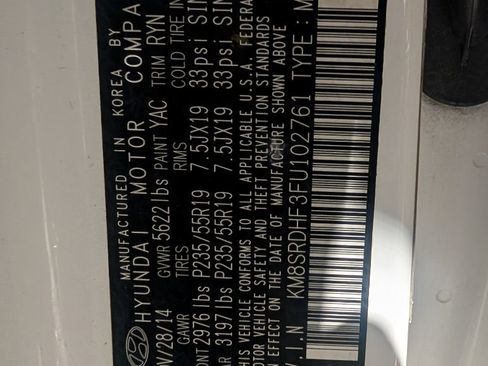 Used 2015 Hyundai Santa Fe Limited w/ Option Group 04 image 29