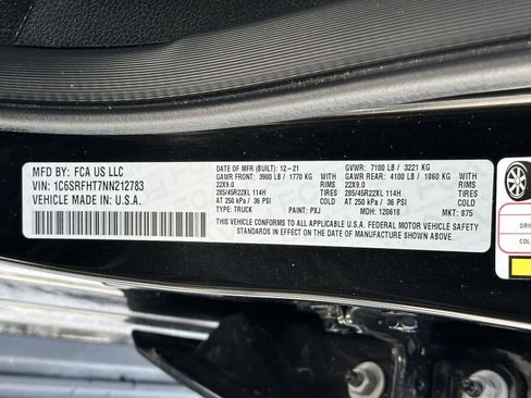 Used 2022 RAM 1500 Limited w/ (RED) Edition image 18