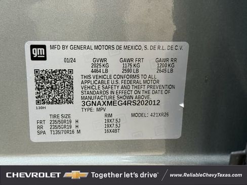 Used 2024 Chevrolet Equinox RS FWD image 36