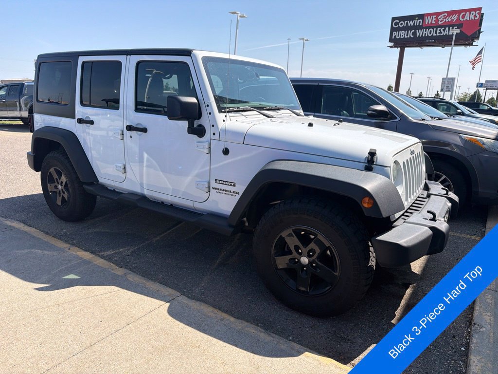 Used 2017 Jeep Wrangler Unlimited Sport w/ Quick Order Package 24S AWD/4WD image 3