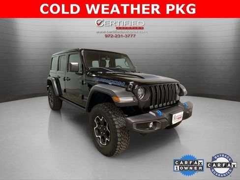 Used 2023 Jeep Wrangler Unlimited Rubicon 4xe w/ Cold Weather Group image 3