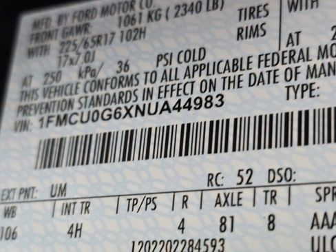 Used 2022 Ford Escape SE image 51