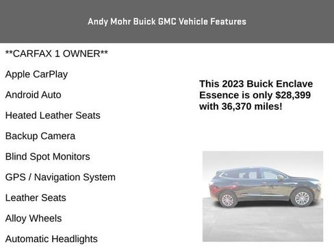 Used 2023 Buick Enclave Essence FWD image 4
