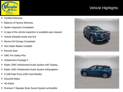 Used 2021 GMC Terrain SLT w/ Infotainment Package II image 2