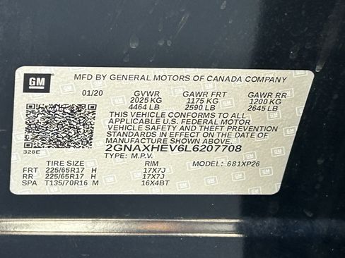 Used 2020 Chevrolet Equinox LS FWD image 8