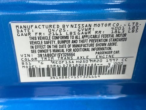 Used 2025 Nissan Sentra SV FWD image 35