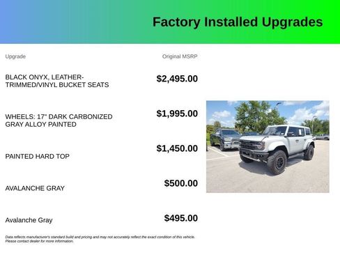 Used 2026 Ford Bronco Raptor AWD/4WD image 5
