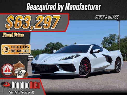 Used 2023 Chevrolet Corvette Stingray Premium Cpe w/ Z51 Performance Package RWD image 1