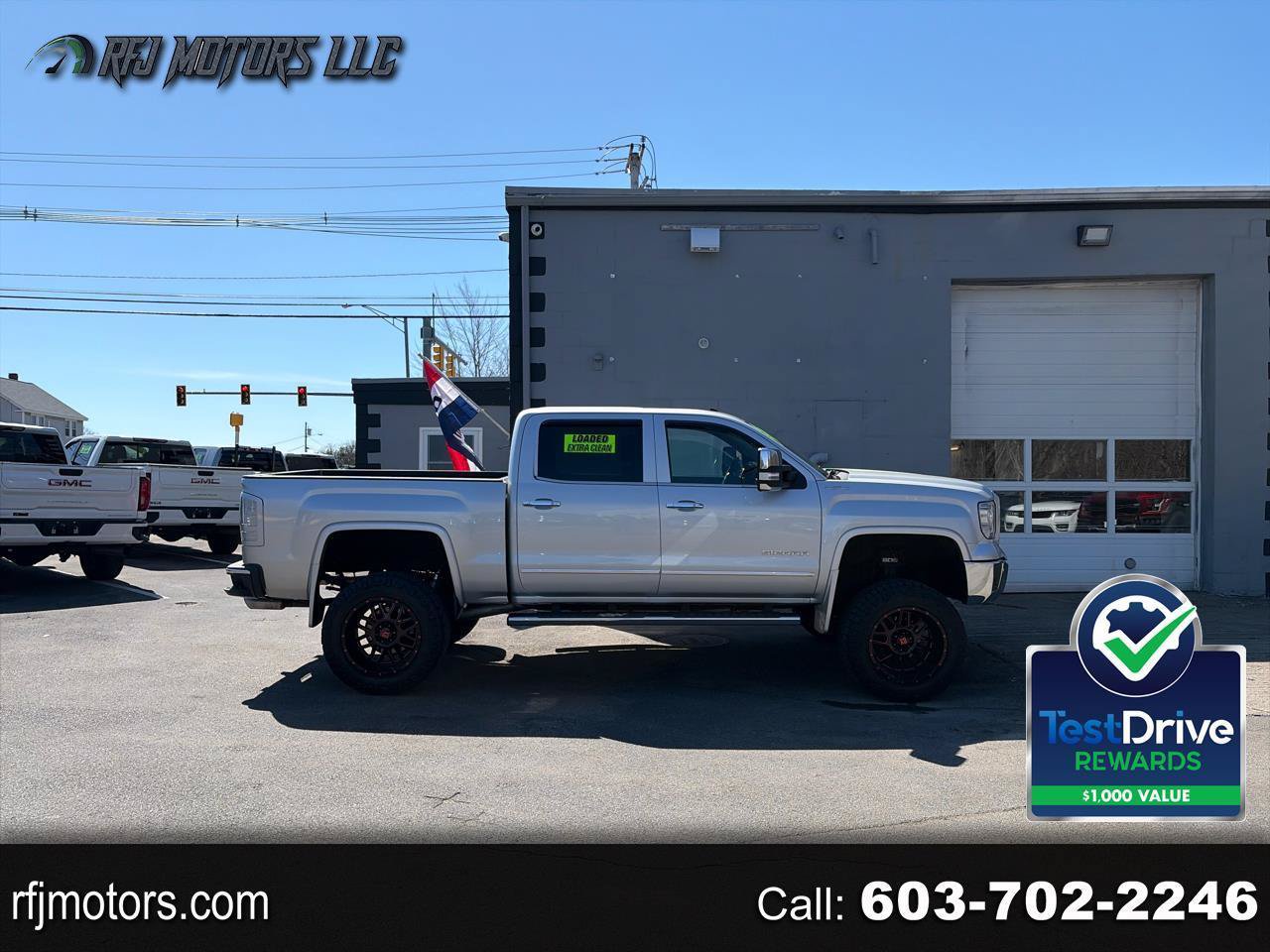 Used 2015 GMC Sierra 1500 SLT w/ SLT Crew Cab Value Package AWD/4WD image 1