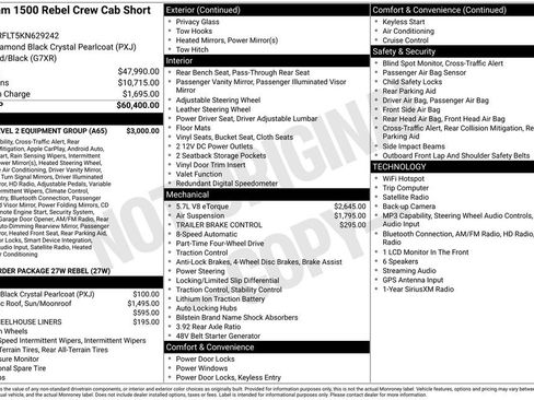 Used 2019 RAM 1500 Rebel w/ Rebel Level 2 Equipment Group AWD/4WD image 26