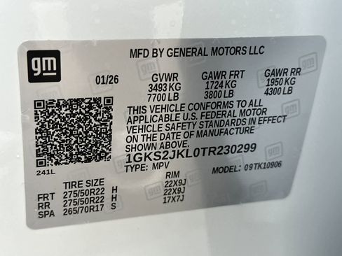 New 2026 GMC Yukon XL Denali w/ Sun & Power Step Package image 37