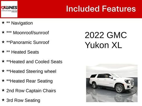 Used 2022 GMC Yukon XL Denali AWD/4WD image 5