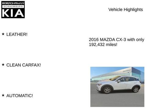 Used 2016 MAZDA CX-3 Touring w/ Premium Package image 7