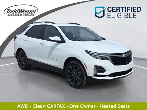 Certified 2023 Chevrolet Equinox RS w/ LPO, Floor Liner Package AWD/4WD image 1