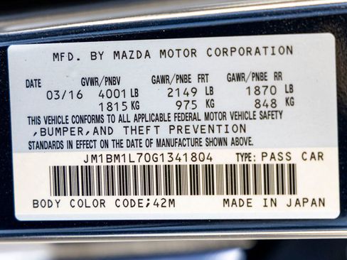 Used 2016 MAZDA MAZDA3 i Touring FWD image 33