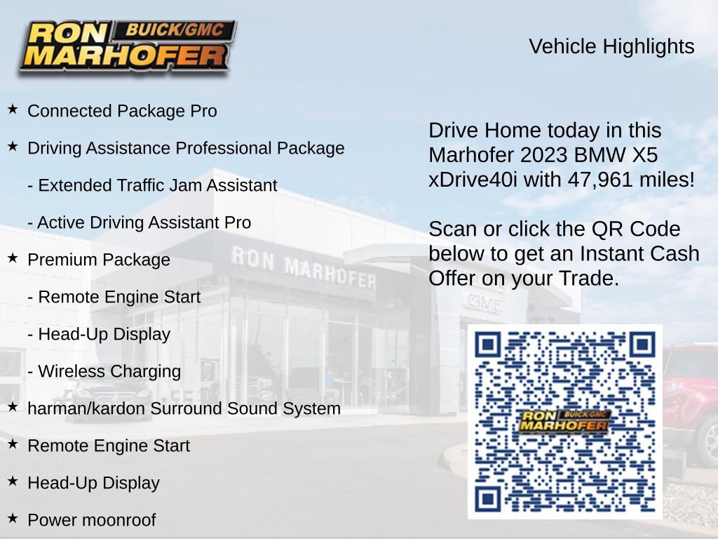 Used 2023 BMW X5 xDrive40i AWD/4WD image 15