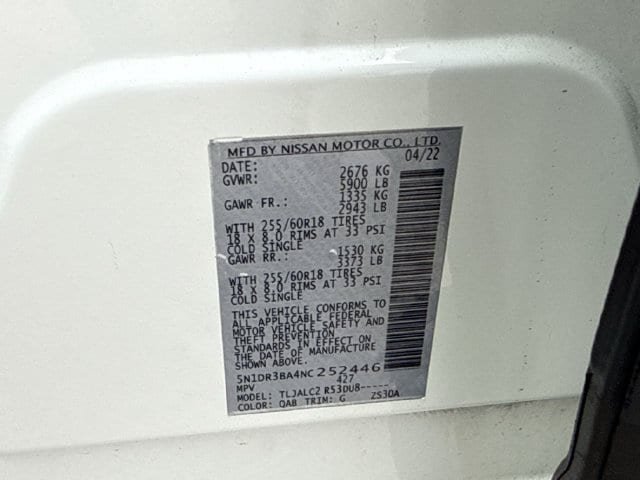 Used 2022 Nissan Pathfinder SV FWD image 33