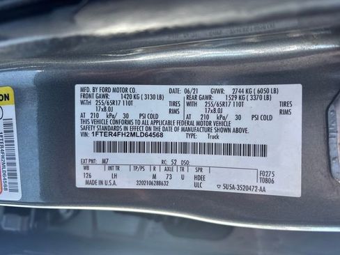 Used 2021 Ford Ranger XLT w/ Equipment Group 302A High image 47