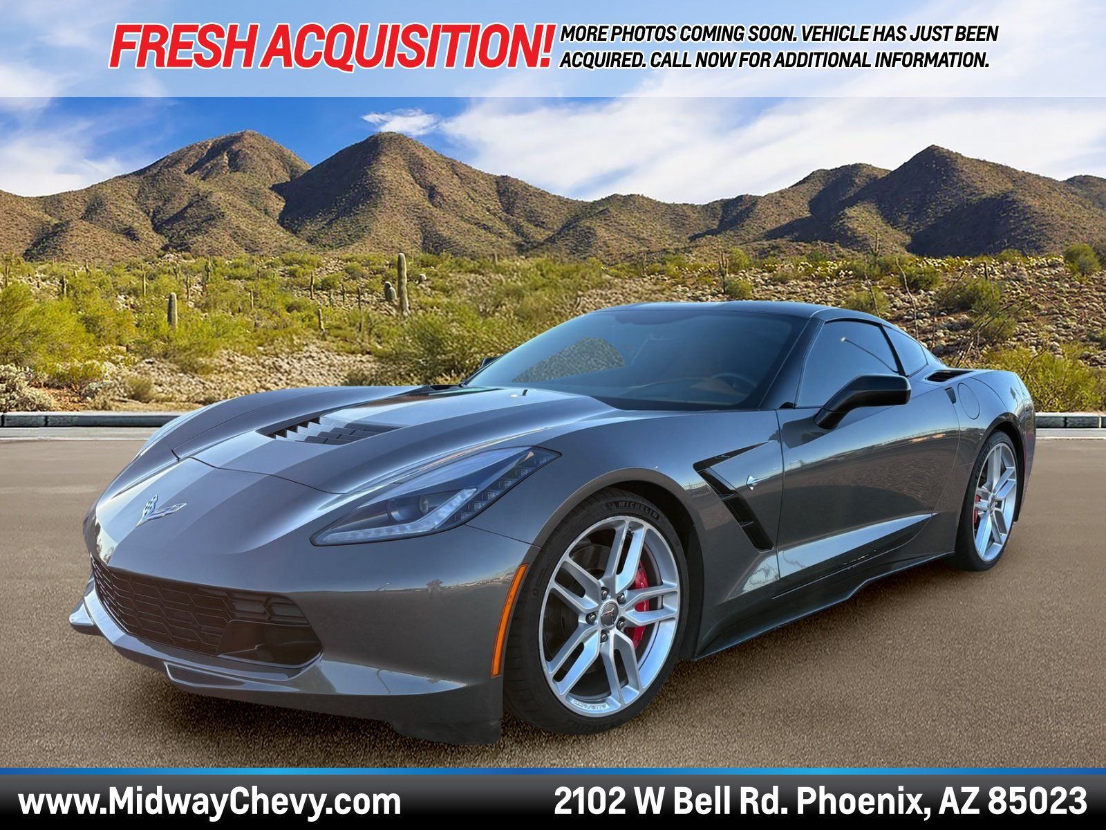 Used 2015 Chevrolet Corvette Stingray Coupe w/ 3LT Preferred Equipment Group RWD image 1