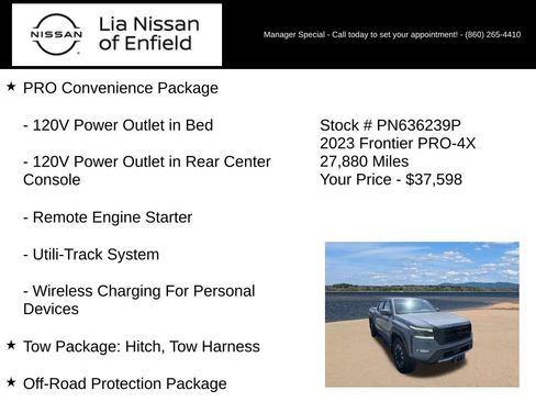 Used 2023 Nissan Frontier PRO-4X w/ Pro Convenience Package AWD/4WD image 10