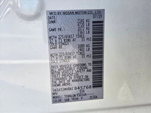 Used 2019 Nissan Rogue SV image 27