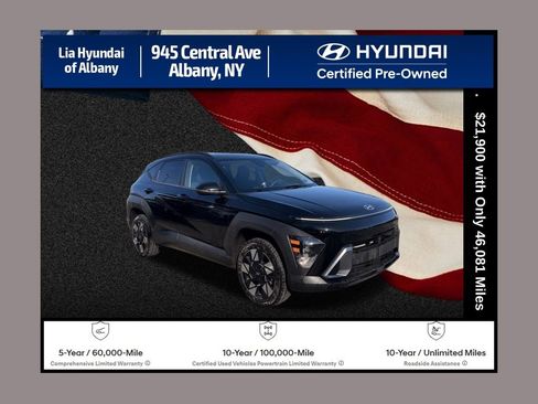 Certified 2025 Hyundai Kona SEL AWD/4WD image 1