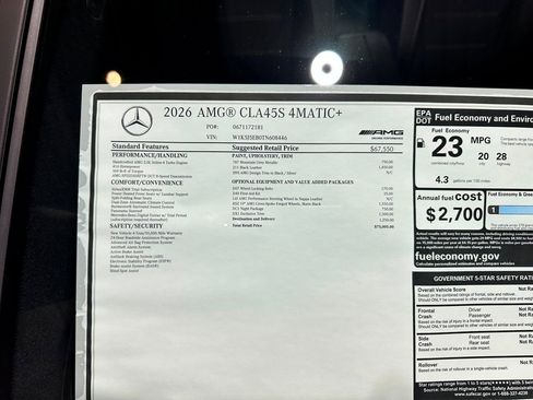 New 2026 Mercedes-Benz CLA 45 AMG S 4MATIC image 18