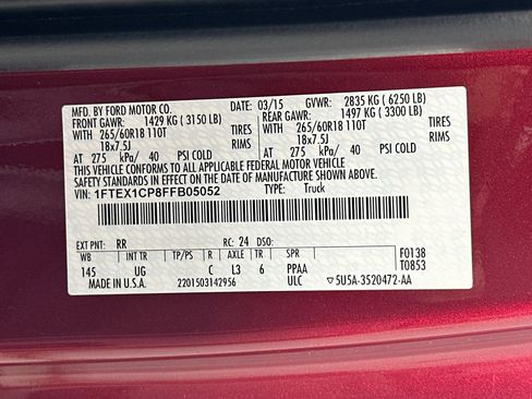 Used 2015 Ford F150 XLT w/ Equipment Group 302A Luxury RWD image 29
