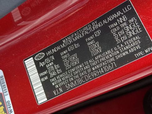Used 2024 Hyundai Tucson SEL AWD/4WD image 27