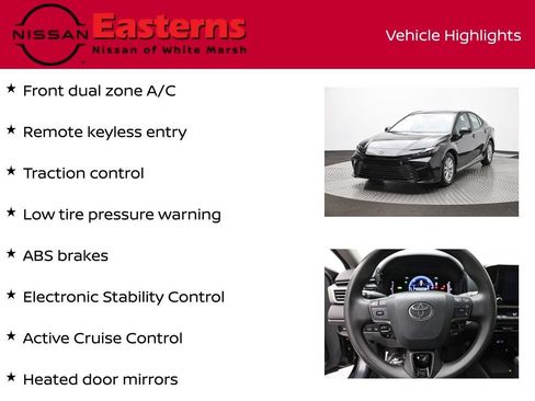 Used 2025 Toyota Camry LE FWD image 11