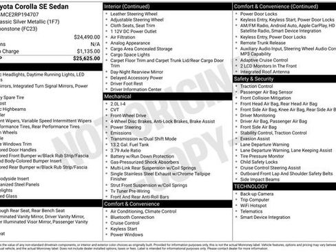 Used 2024 Toyota Corolla SE FWD image 5