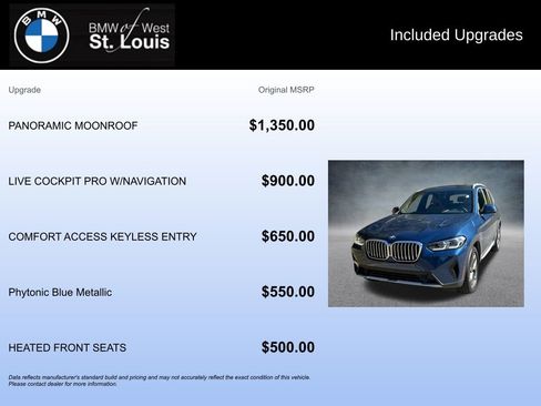 Used 2022 BMW X3 xDrive30i image 20