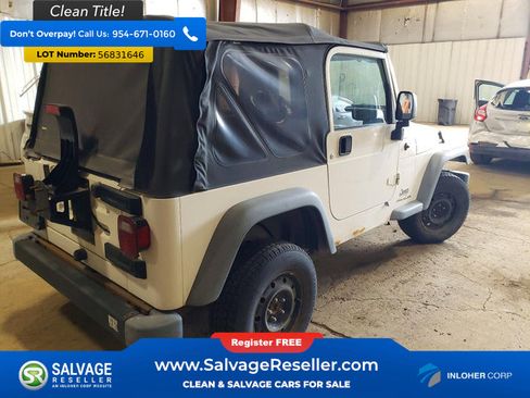 Used 2004 Jeep Wrangler SE w/ Ecco Tire & Wheel Group AWD/4WD image 4