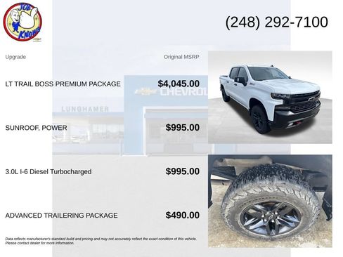 Used 2022 Chevrolet Silverado 1500 LT Trail Boss w/ LT Trail Boss Premium Package AWD/4WD image 5