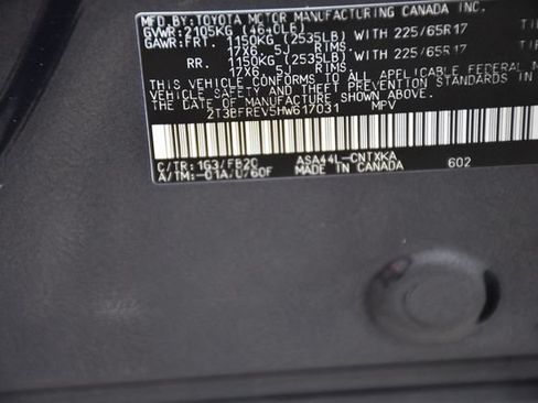 Used 2017 Toyota RAV4 LE w/ All Weather Liner Package AWD/4WD image 24