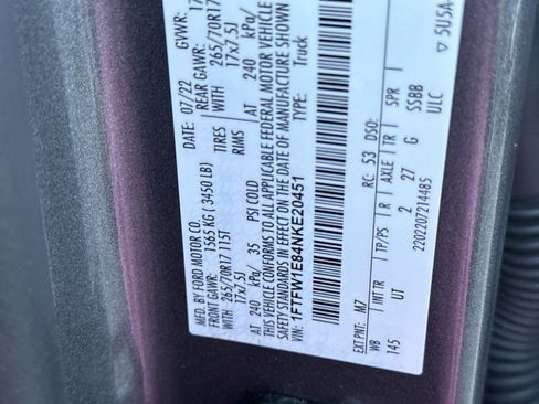 Used 2022 Ford F150 XLT w/ Equipment Group 301A Mid image 27