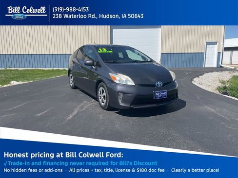 Used 2012 Toyota Prius Three w/ Solar Roof Pkg FWD image 1