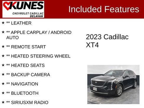 Used 2023 Cadillac XT4 Premium Luxury w/ Cold Weather Package image 3