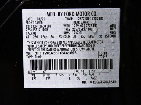 New 2026 Ford Maverick XL FWD image 13