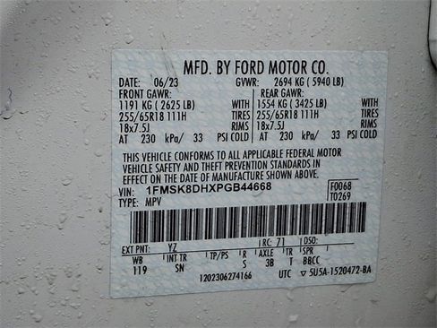 Used 2023 Ford Explorer XLT w/ Equipment Group 202A image 27