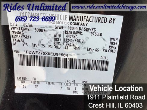 Used 2006 Ford F350 4x4 Regular Cab DRW Super Duty image 30