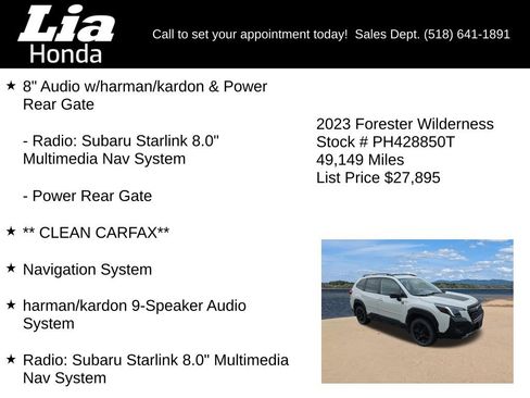 Used 2023 Subaru Forester Wilderness AWD/4WD image 7